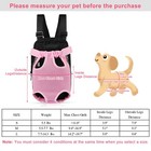 Mesh Pet Puppy Dog Cat Backpack Carrier Head Legs Out Front Net Bag Tote Sling