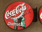 Coca-cola Flange Signs   From Puerto Rico   Two Different Ones