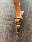 Hartmann Authentic Tan Vinyl Brass Replacement Luggage Bag Short Strap