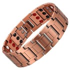 Everest Pure Copper Magnetic Bracelet 4 Elements Men Women Balance Energy Joy Rx