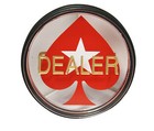 3 Inches Acrylic Dealer Puck Casino Quality Dealer Button Large