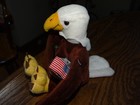 Rare Plush 7  Coca Cola International Collection 1999 Usa Reegle The Eagle