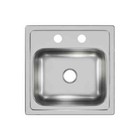 Single Bowl Sink Faucet Top Mount Stainless Steel Minimalist Compact Small Mini