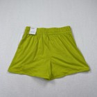 Nike Dri-fit Girls Shorts Size Youth Large High Rise Knit Green Dx4965