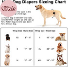 5 Pack Reusable Male Dog Diapers Belly Bands Washable Leak Proof Dino Small
