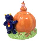 Vintage Disney Store Halloween Cookie Jar Pooh Piglet Eeyore In Costumes 1998
