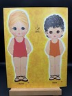 Vintage Paper Dolls    little Dancers    By Whitman 1975 Uncut unused