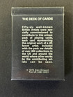 Vintage 1979    the Deck Of Cards    Alan Driscoll Art Playing Cards Rare