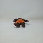 Vintage Made In Japan Celluloid Football Player Doll  orange   Black 