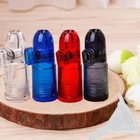 3pcs Plastic Storage Case Home Spice Bottle Mixed Color Dispenser Bullet Snuff