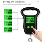 50kg 10g Digital Hanging Scale Portable Luggage Weight Scale Electronic Lcd Disp