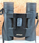 Nikon Aculon A30 10x25 5 Degree Black Binoculars 3011359 W  Case   Strap