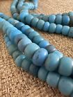 Ethiopian Blue Turquoise Padre Beads Antique Venetian Trade Beads