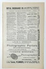 1887 Joseph Husted Photographer Galleries  Philadelphia Pa Illlustrated Print Ad
