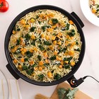 Dash Family Size Electric Skillet W 14  Nonstick Surface   Recipe Book For Pizza
