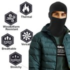 2 Pack Winter Fleece Warm Balaclava Hat Motorcycle Ski Neck Face Mask Cap Unisex