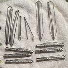 Vintage Aluminum Perm And Wave Hair Rollers From Early 1900s