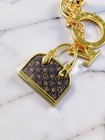 Louis Vuitton Monogram Iconic Keychain Alma Charm Gold Hardware W bag   Box