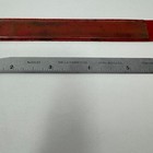 Starrett No  C310t 6  Tempered Steel Rule With Tapered End Machinist Tool