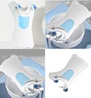 Portable Baby Bath Support Sink Bather Newborn Washing Stand Pink