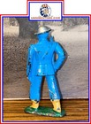Barclay  B28 Officer In Blue With Sword   Cast Helmet - Dimestore Soldiers - Htf