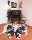 Cowhide Black And White Large Cow Skin Real Animal Hide 5x5 Ft New Cow Print Rug