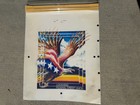    vintage Lockheed Credit Union Graphic Art Color Overlay Proof Production Set   