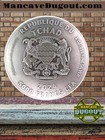 2024 - Eggo    Waffles Plate Silver Coin - Chad 1 Oz