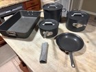 8 Pcs Calphalon Commercial Aluminum Hard Anodized Cookware 1980 s Nsf