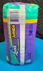 Vintage Luvs Plastic Backed Diapers Size 5 Barney Jumbo Pack Of 38 Sealed Mint 