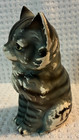 Vintage Ceramic 1950 s Kitten Cat Bank No Stopper 6   X 3 5  