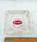 Vtg Sparkle Brewed Burger Premium Quality Beer Glass Ashtray Cincinatti Ohio 3 5