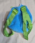 Webkinz Ganz Corduroy Knapsack Carrier Backpack Blue Green