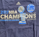 Adidas Nba 2017 Golden State Warriors Championship Black T-shirt Size L