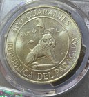 Paraguay 300 Guaranies 1968 Km  29  N  27303  Silver Coin Pcgs Ms62