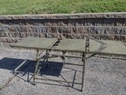 Military Army Field First Aid Operating Table Bed Metal Folding Portable Medical