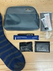 Delta One Black Tumi Amenity Kit W Custom Monogram Label New Contents Kiehl   s