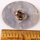  ludwig ludwig Elkhart Oval Badge 40s White silver Enamel Indiana Usa Snare Drum