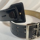 Brand New Patent Leather Police security Gun equipment Belt     Size 36     Jaypee