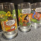 Vintage Mcdonalds Camp Snoopy Peanuts Collector Drinking Glasses Set Of 4