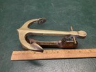 Vintage Brass Anchor Nautical Door Knocker Beach House   Great Patina 1930 50 s