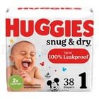 Huggies Snug   Dry Baby Diapers Size 1  8-14 Lbs  38 Count Each Lot Of 4