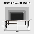 Tv Stand Cabinet Entertainment Center Tv Media Console Table For 70  Tvs