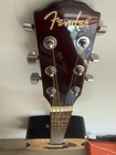 Fender Fa-100 Dreadnought 6-string Acoustic Guitar Natural Rh Full Size  bag
