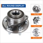 513289 Front Rear Wheel Hub And Bearing Assembly Compatible With 2010-2016