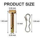 20 Sets Shear Pins And Cotter 1 Inch X 1 Inch  Cotters