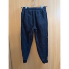 Puma Kids Navy Blue Fleece Joggers Sweatpants Embroidered Logo Drawstring
