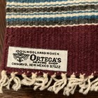 Vintage Ortega s Chimayo Wool Hand Woven Southwest Table Mat Rug 100  Wool 10x12