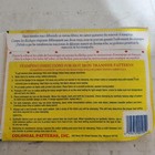 Vtg Aunt Marthas Craft Pattern 3436  Floral  Embroidery Transfer Linen Uncut 80s