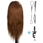 Mannequin Head 16 -18  Female 100  Human Hair Hairdresser Cosmetology 